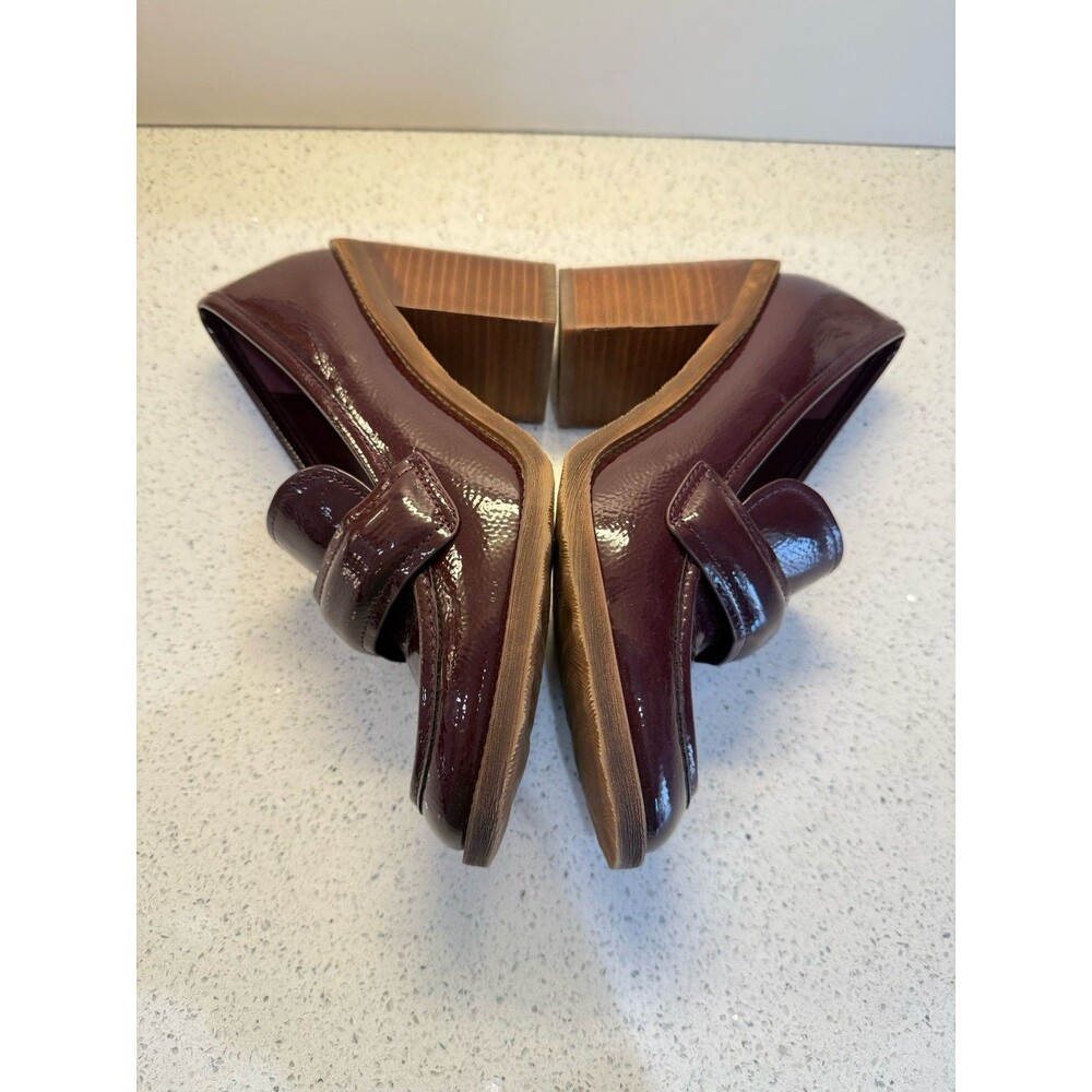 Franco Sarto Women's L-Raven Loafer Pumps Burgundy Size 8 Shoes - Picture 4 of 11